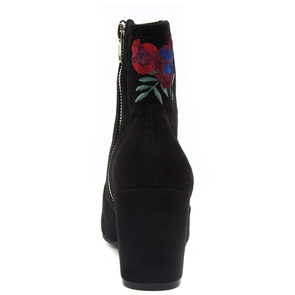 Rampage Embroidered Ankle Boots - Picture 3 of 5